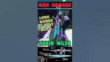 SAKIN MG38 Best 3-Shot Build | Meta Class | BROKEN | LMG | MW2 | COD Warzone 2 #shorts #viral
