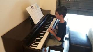 Tal playing "Polish Folk Lullaby" on the piano