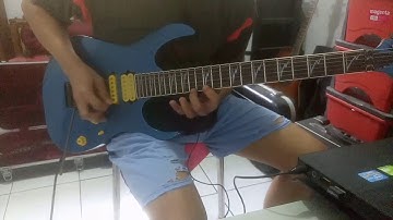Guitar jam along on George Lynch Backingtrack style