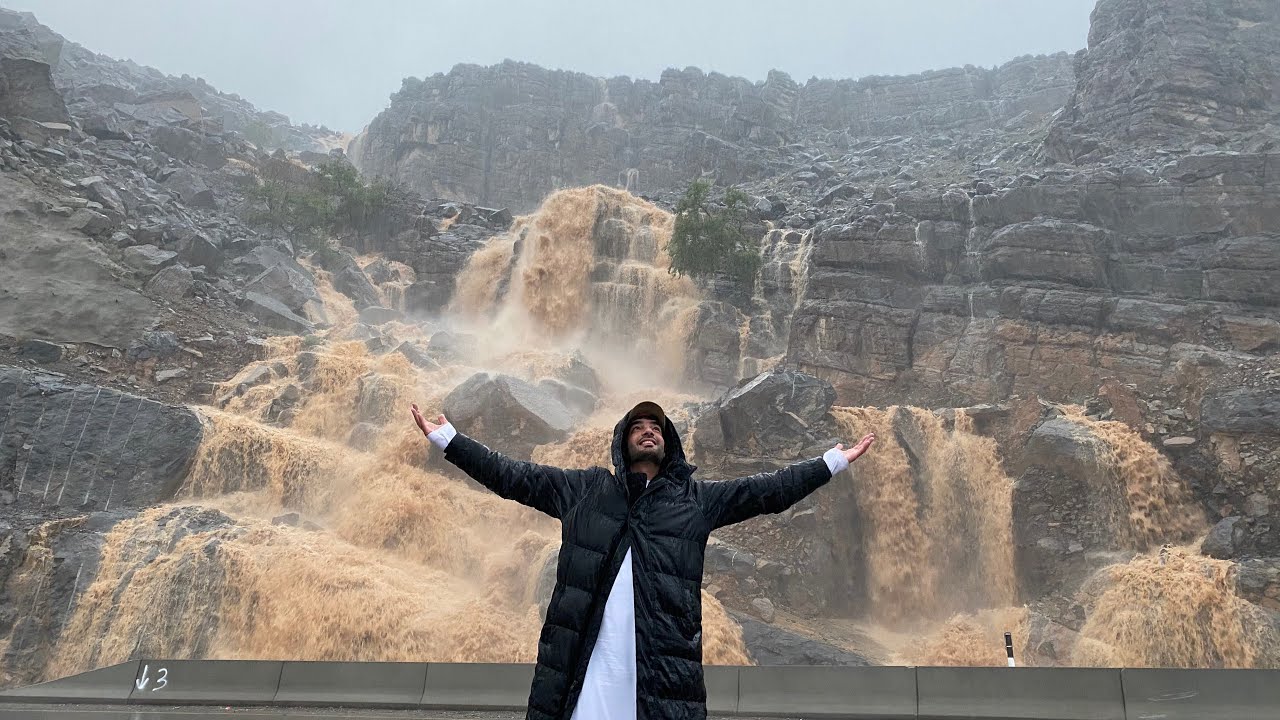 شلالات جبل جيس في رأس الخيمة 18/12/2019