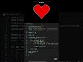 Python code that draws beating heart 💓|#shorts #coding #python #love