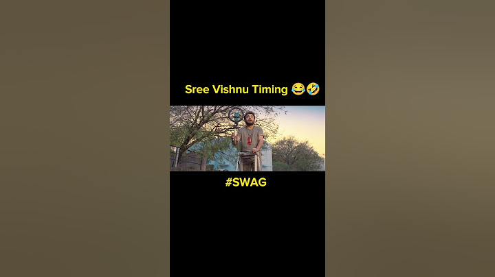 Sree Vishnu Timing 😂😂 #swag #sreevishnu #getupsrinu #comedy #shorts #lol #telugu