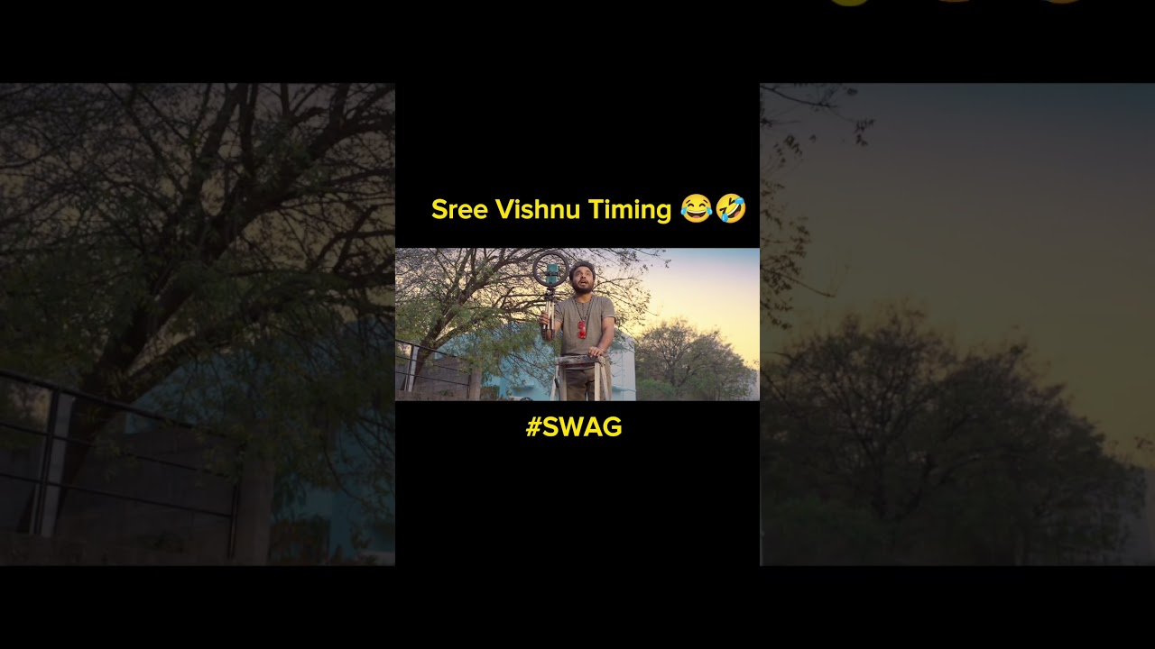Sree Vishnu Timing 😂😂 