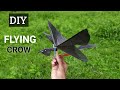 Make a flying ornithopter rubber band powered #ornithopter #flyingtoy #rubberbandtoy