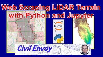 Web Scraping LiDAR Terrain with Python - Texas TNRIS LiDAR DEM Creation