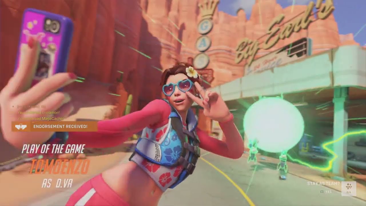 Overwatch 2 - Golden Gun D.VA Gameplay Part 6