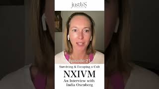 Escaping a cult... India Oxenberg #cult  #domesticviolenceawareness  #NXIVM  #cultsurvivor  #podcast