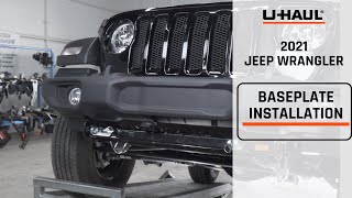 2021 Jeep Wrangler Baseplate Installation (For Flat Towing)