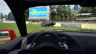 SHIFT 2 UNLEASHED epic mega crash 4 - helmet cam
