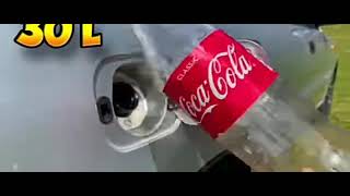 EXPERIMENT: COCA COLA VS MENTOS IN CAR FUEL TANK