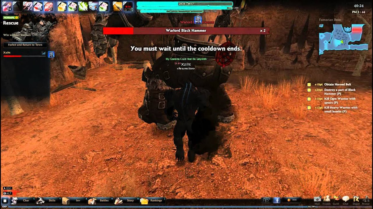 Xziht vs Warlord Black Hammer (For Lucrextia and newcheese)