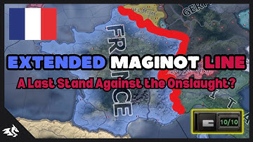 Hoi4 Timelapse - What If France Expanded The Maginot Line To Belgium & Italy?