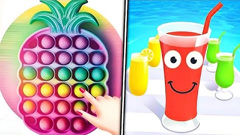 Pop Us | Juice Run - All level Mobile Gameplay Walkthrough Android iOS