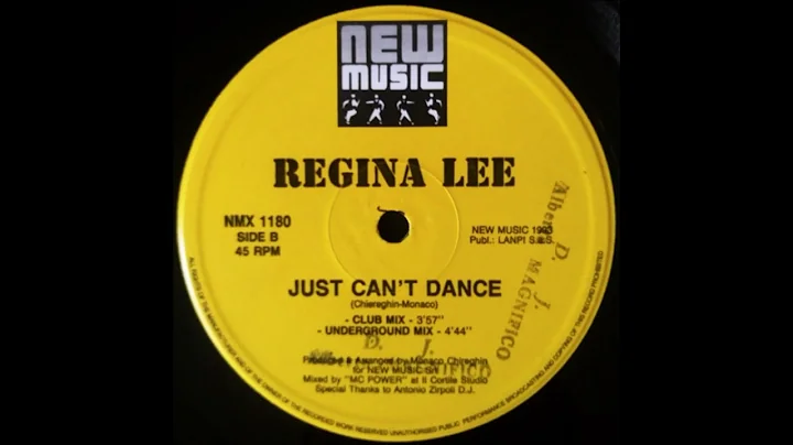 Regina Lee - Just Can't Dance (Underground Mix)