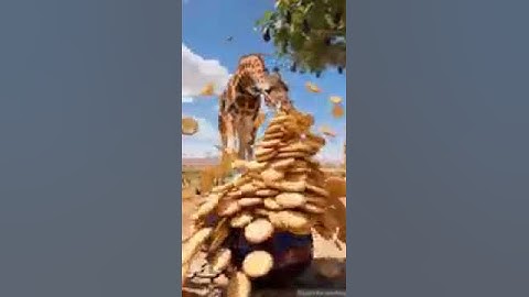 The lion saved the tomato plant from drying up by watering it #ai #tree #save #water