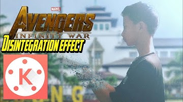 Avengers Infinity War Disintegration effect kinemaster