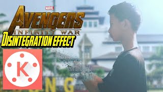 Avengers Infinity War Disintegration effect kinemaster