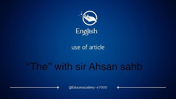 *Title:**"Use of Article 