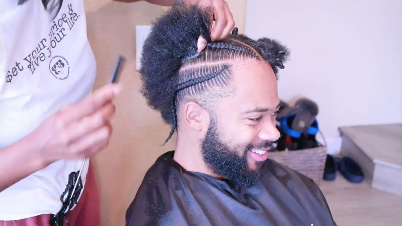 How to Do Stitch Braids Without Adding Hair YouTube