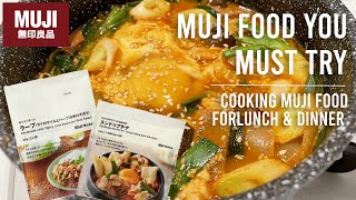 [Japan VLOG]: Cooking Food from Muji, Snowy Day in Tokyo | 無印良品の食品を作ってみた