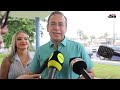 William Villafañe vota en un día lluvioso: “Aquí no se puede ganar a costa de todo”