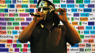 Video thumbnail of "MF DOOM - Meat Grinder | Rhymes Highlighted"