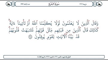 سورة البقرة / الآية 118 / محمود الخليل الحصري