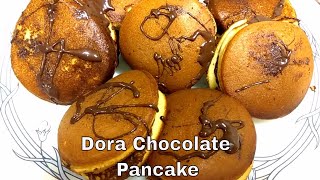 Dora Chocolate Pancake/Dorayaki-ENGLISH SUBTITLES डोरा पैनकेकڈورا پینکیکHOW TO MAKE CHOCLATE PANCAKE