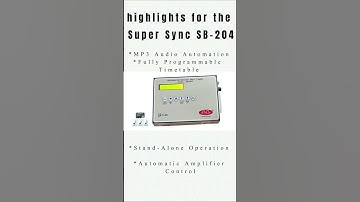 Automactic School Bell timer / super sync bell timer / sb204 timer / psa innovatio