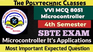 8051 Microcontroller || MCQ Solution || 4th Semester || VVI Expected Question Solution