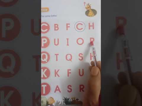 Circle the same letter