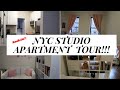 MY (REALISTIC) NEW YORK CITY APARTMENT TOUR!! | NYC STUDIO APARTMENT