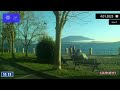 Driving through Piemonte (Italy) from Meina to Verbania 4.01.2023 Timelapse x4