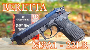 Cover Image for BERETTA 92FS M9A1 22LR REVIEW