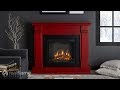 Real flame  silverton electric fireplace mantel