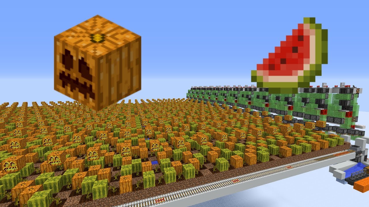 Minecraft Best Pumpkin Farm Layout