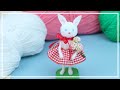Очаровательная Маленькая Зайка из Ниток для вязания 🐰🧶🐇 Cutest Bunny of yarn making 🌟 DIY NataliDoma