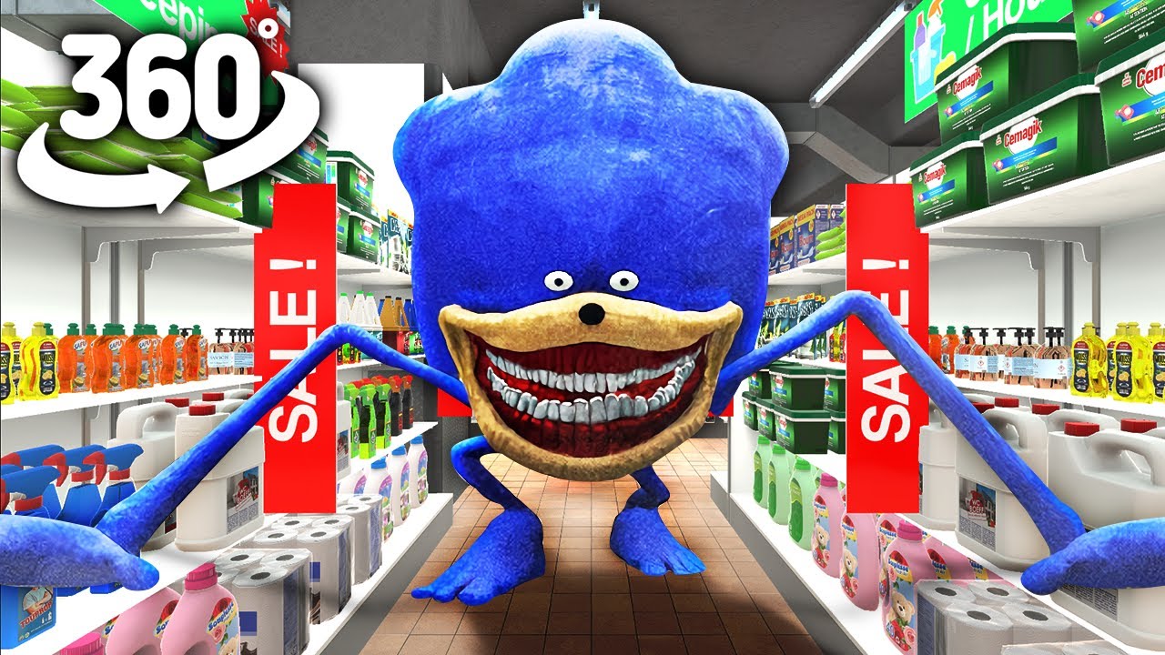 Shin Sonic Tapes in Supermarket! | 360° VR - YouTube