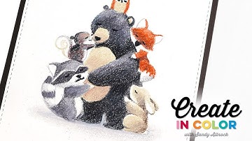 Create in Color with Sandy Allnock - No-line Coloring with Colored Pencils