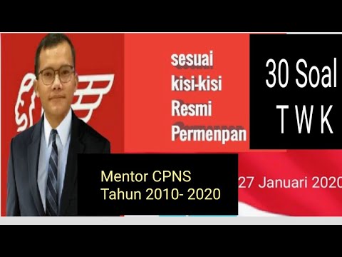  Full Soal  TWK Prediksi Akurat  SKD CPNS  2020  YouTube