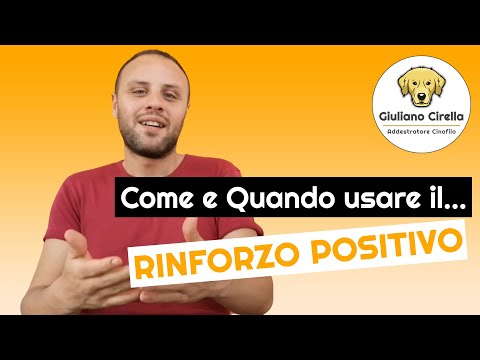 Video: Rinforzo Positivo Per I Cani: Addestrare I Cani In Modo Piacevole