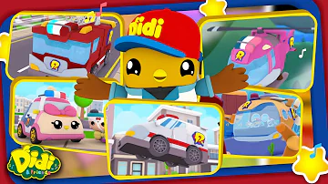 Didi Rescue Squad: Ambulance, Helicopter, Submarine, Fire Truck Songs | Nursery Rhymes