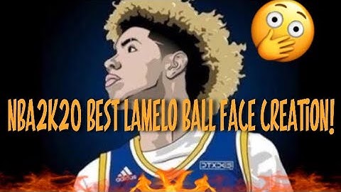 NBA 2K20 LAMELO BALL FACE CREATION (BEST FACE CREATION)