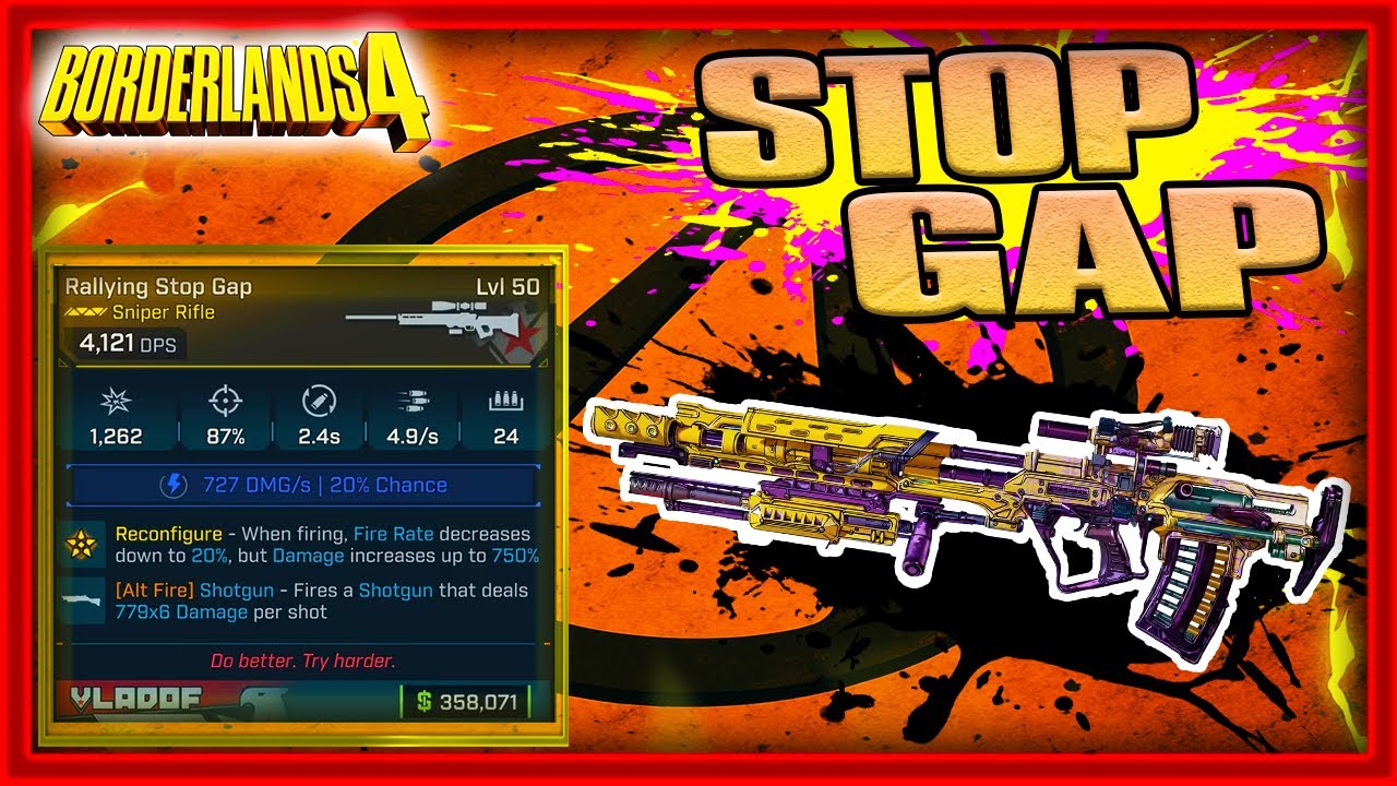 The Stop Gap Sniper Rifle is TOO GOOD in Borderlands 4!