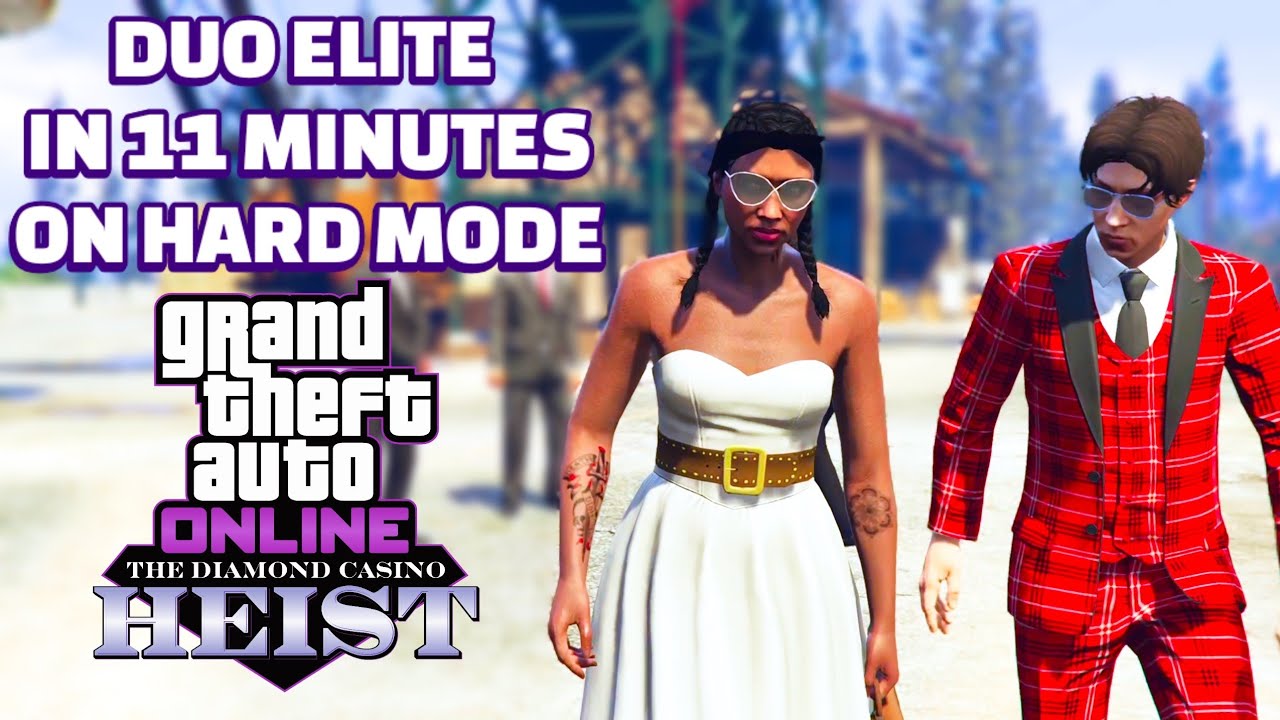Diamond Casino Heist Elite Duo Empty Vault in 11 Minutes (GTA Online PS5)