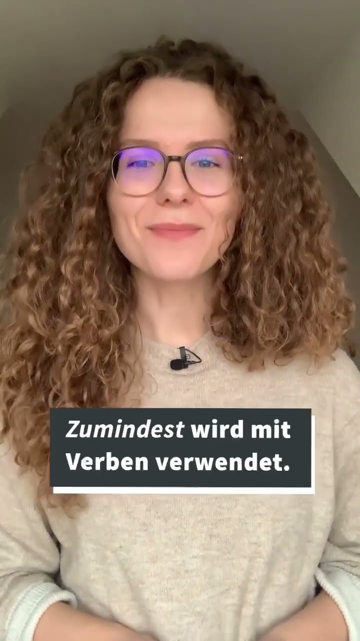 zumindest bin ich ehrlich