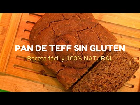 Pan de teff sin gluten