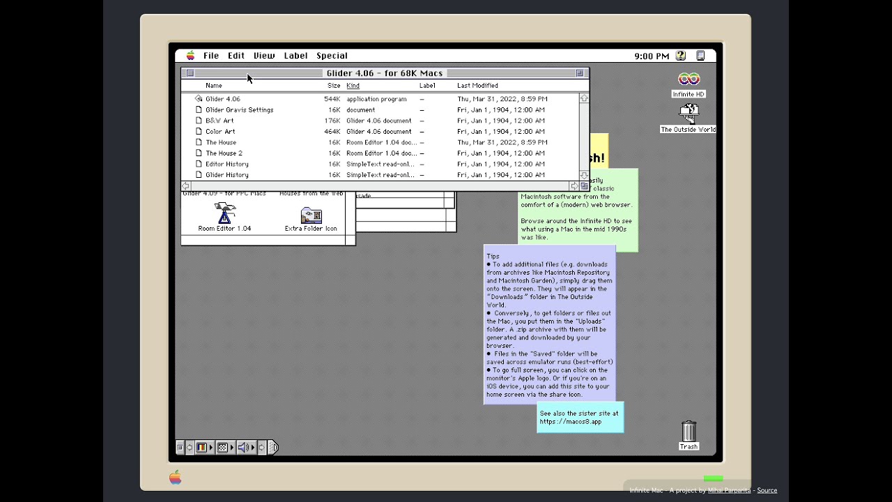 Emulator lets you run classic Macintosh OS in your browser