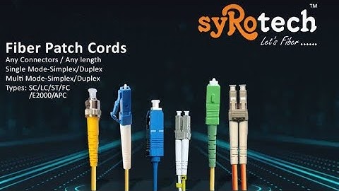DIFFERENT TYPE OF PATCH CORD SINGLE MODE | DUPLEX UPC SC-SC,LC-LC,FC-LC,LC-SC |MEGA CABLE
