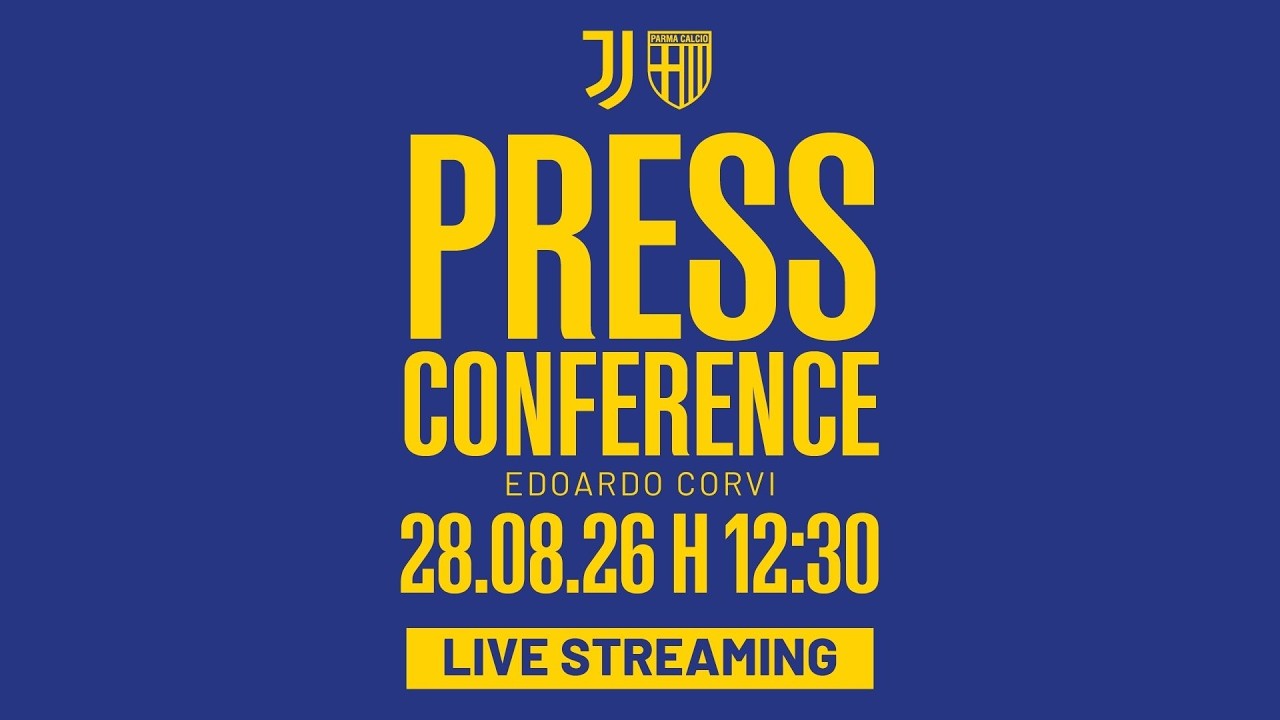 Live – Edoardo Corvi alla vigilia di Juventus-Parma | Serie A Enilive 2026/27
